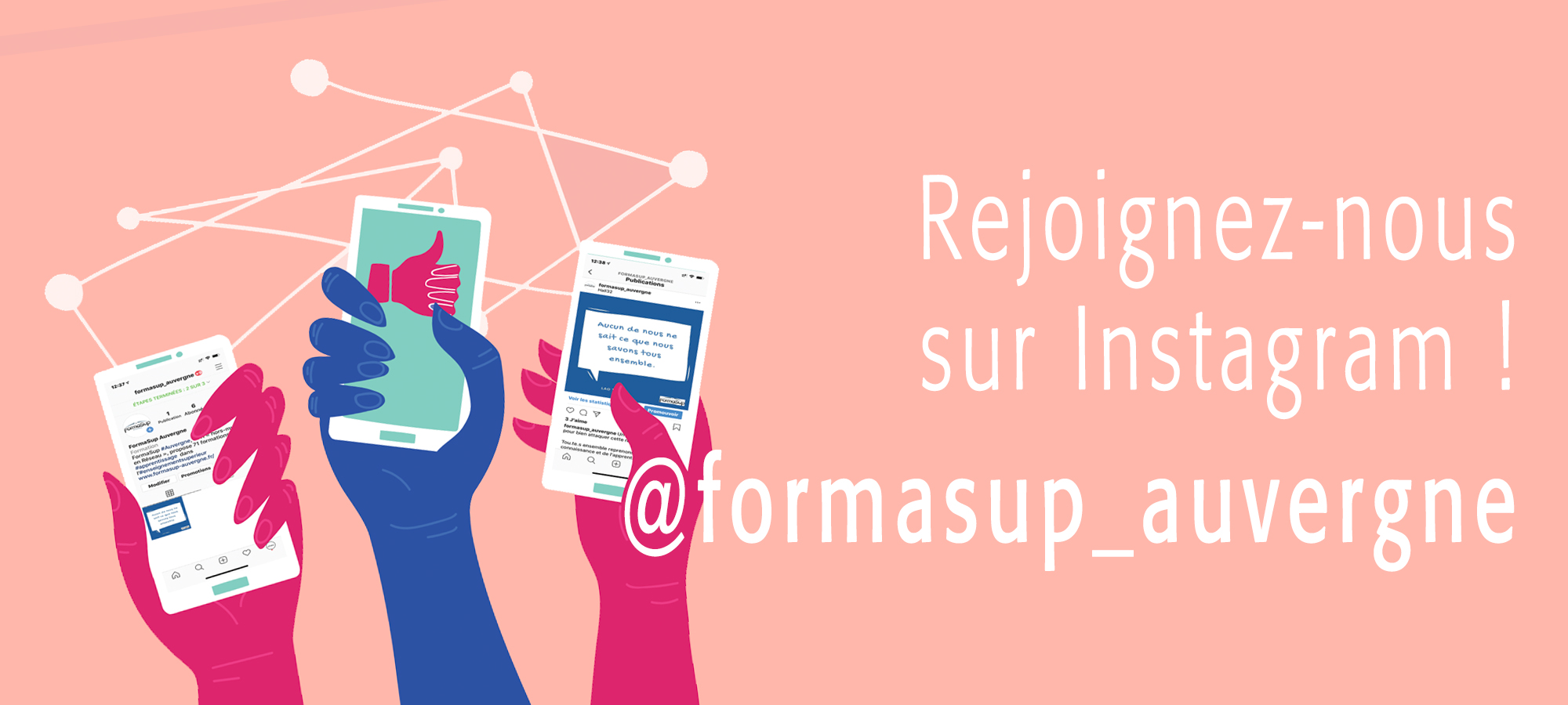 lancement instagram Formasup auvergne