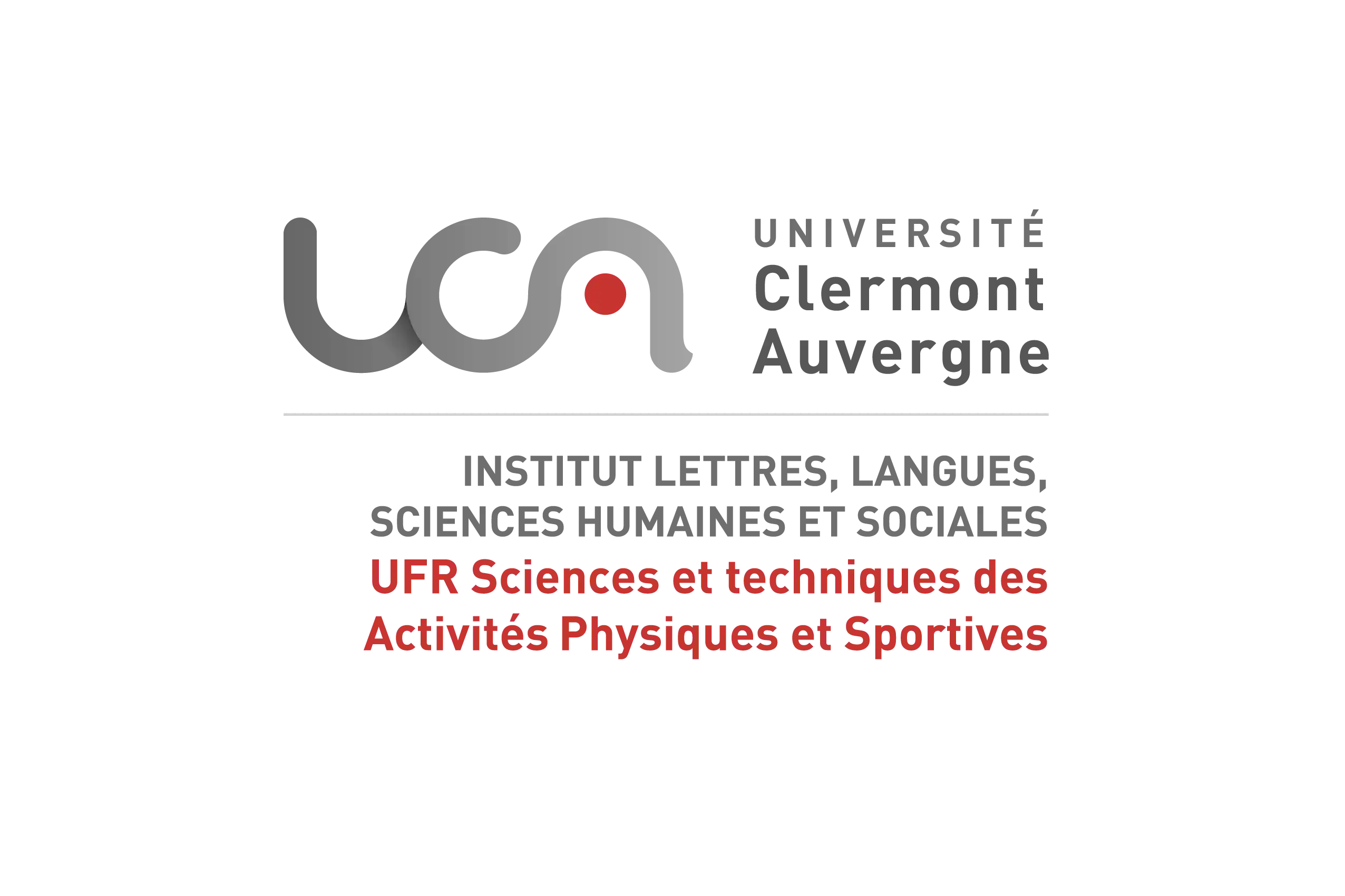 Logo de l’UCA UFR STAPS, Université Clermont Auvergne.